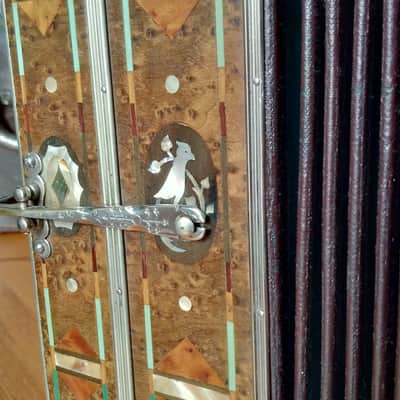 Scheffler Map Haustein Concertina Accordion (23+28 = 51 Buttons) with Carry Case image 11