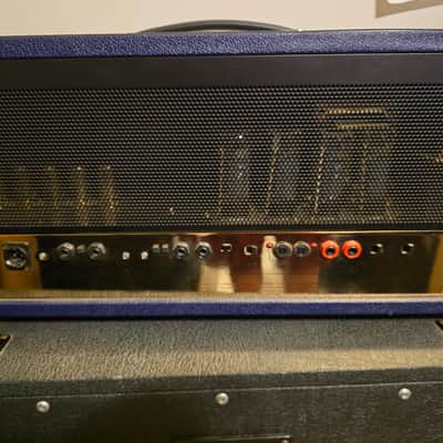 Marshall 6100 30th Anniversary Series 3-Channel 100-Watt Guitar Amp Head 1992 - 1997 - Blue image 12