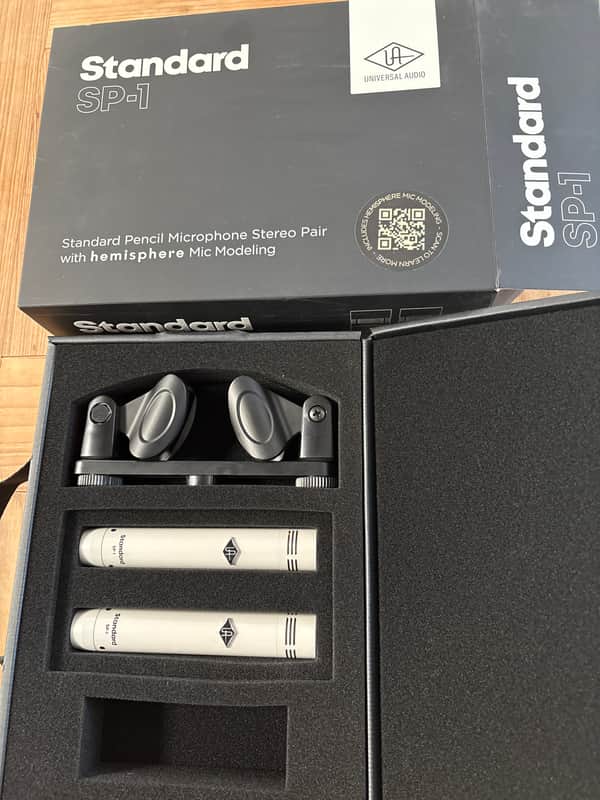 Universal Audio Standard SP-1 Small Diaphragm Cardioid Condenser Microphone (Pair) 2022 - Present - Nickel image 1