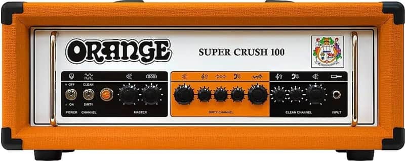 Orange Super Crush 100H Electric Guitar Head, Orange image 1