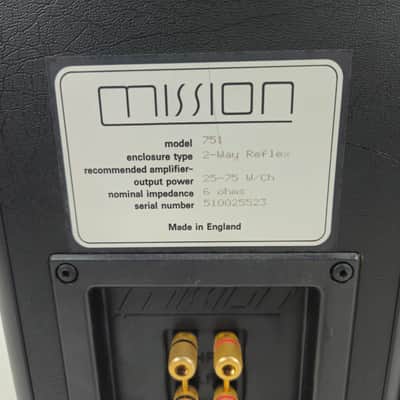 Mission - 751 - 2-way reflex bookshelf loudspeaker system - B-wired image 7