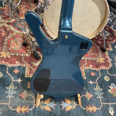 Ibanez Iceman IC420AB Electric Guitar, Antique Blue Metallic image 11