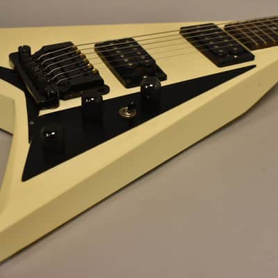 1984 Jackson RR1 Randy Rhoads Student Model Ivory White w/OHSC image 8