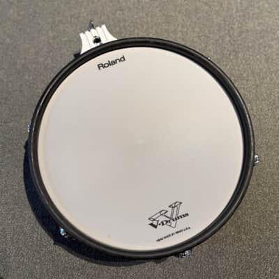 Roland PD-120 12" Mesh Dual Zone Mesh Snare / Tom Drum Pad Electronic // vdrums PD120 PD 120 White PD120wt PD-120wt image 2