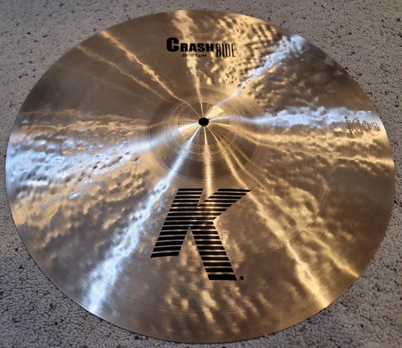 π₯ Zildjian 20" K Crash Ride β Medium Thin Dark Dual-Purpose Crash/Ride β’ Unplayed image 1