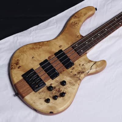 DEAN Edge Select 4 Burled Poplar electric BASS guitar Satin natural NEW image 2