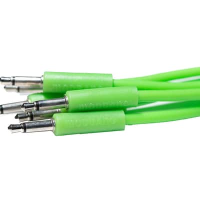 Modbang Slim 3.5mm Patch Cable 6-Pack - 6IN (Sublime Green)