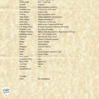 2023 - Bourgeois OMSC 42 Style - Premium Figured Koa image 21