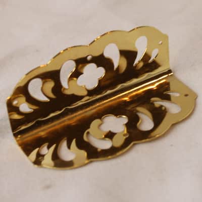 NEW Accordion Part - Golden Decorative Accordion Corner Piece image 2