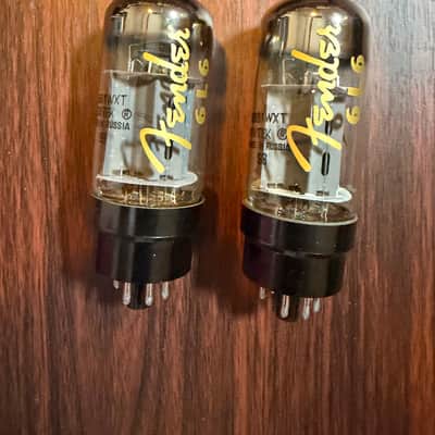 Fender 6L6/5881 Matched Tubes 90s (pair, Russian) image 2