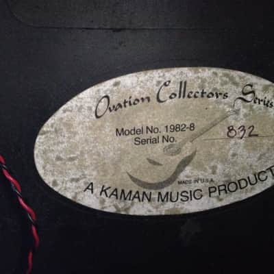 Ovation Collector Series 1982 - 8 1982 Blueburst image 5
