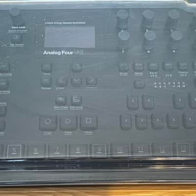 Elektron Analog Four MKII 4-Voice Tabletop Analog Synthesizer with Decksaver 2020 - Present - Black