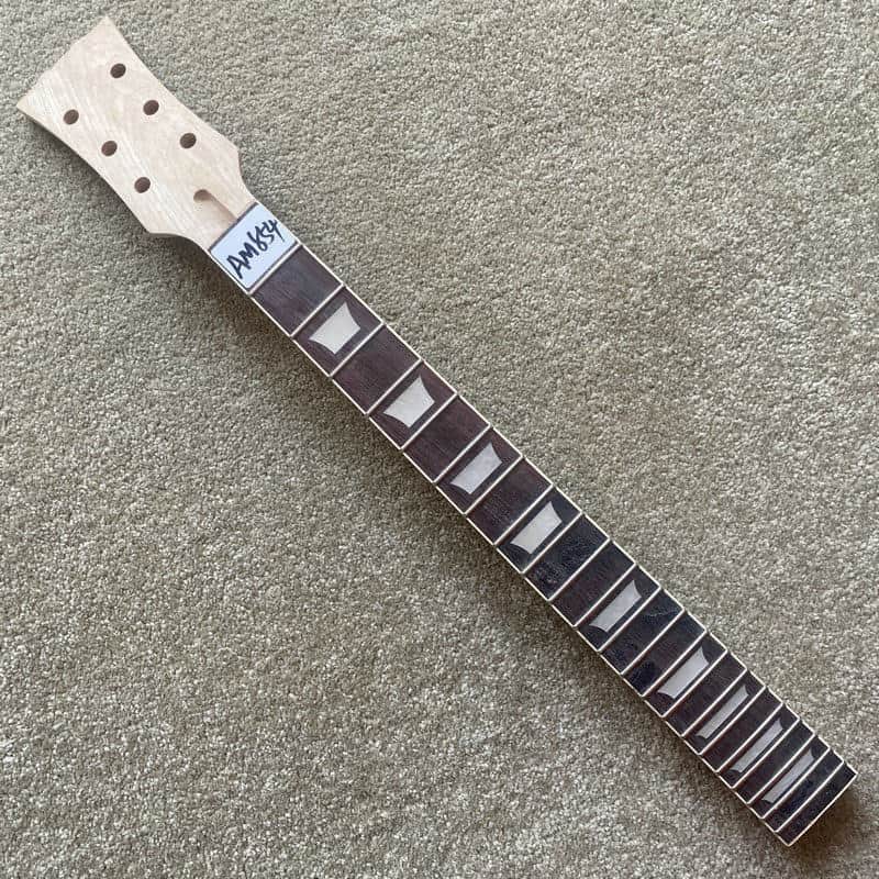 Maple Guitar DIY Neck, Rosewood 22 Frets Fingerboard image 1