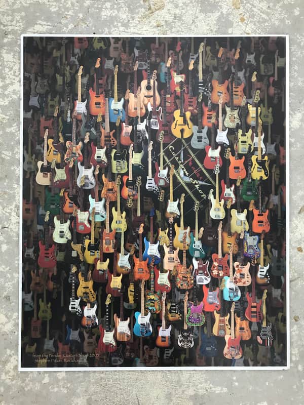 Fender Custom Shop Poster SRV image 1