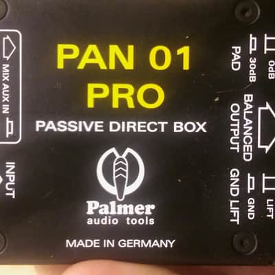 Palmer Pan 01 Pro Passive Stereo-to-mono Summing DI Direct Box image 1