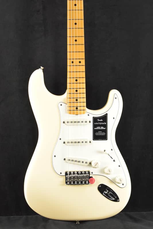 Fender Vintera III Late '60s Stratocaster Olympic White Maple Fingerboard image 1