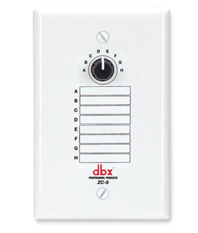 dbx ZC9 Wall Mounted Zone Controller image 1