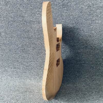 Mahogany Double Cut Guitar Body with Dual Humbucker Routing image 6