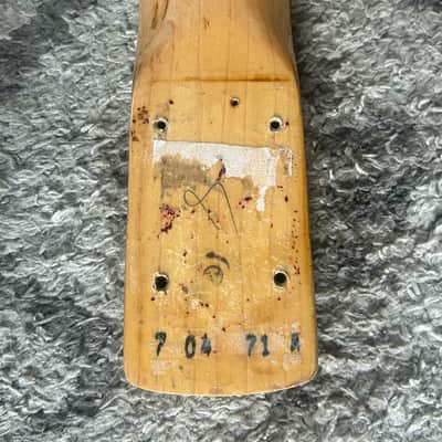 Fender Jazz Bass 1971 Neck - Rosewood Maple image 6