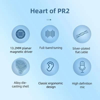 KZ X HBB PR2 flat Drive Dual Cavity Unit Headphones Music Headphones HiFi Bass Monitor Earbuds Sport Headset image 6