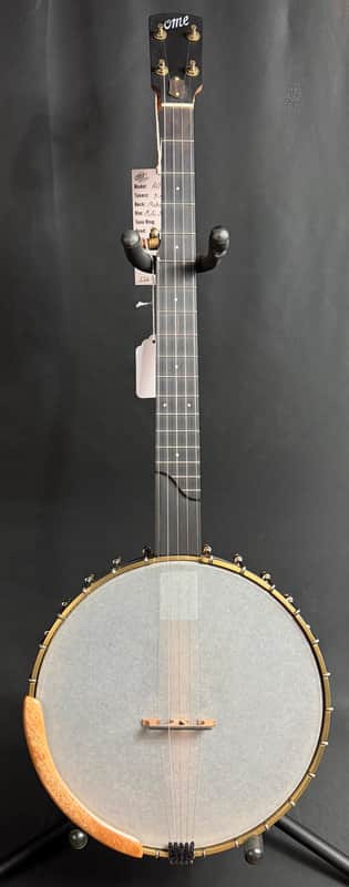 OME Alpha Open Back 5-String Banjo Natural Satin Finish w/ Gig Bag image 1