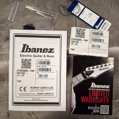 Ibanez Bass Workshop BTB865MS 5-string Bass Transparent White Flat (875) image 8