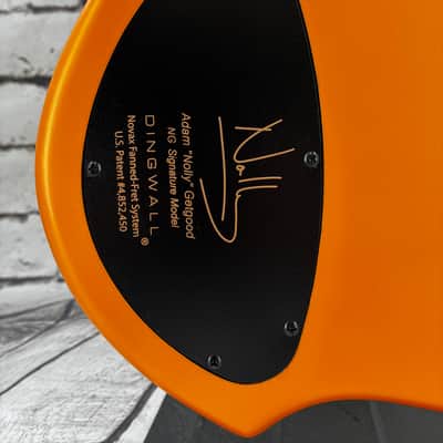 Dingwall NG3 Adam "Nolly" Getgood Signature 5-String - Lamborghini Orange image 15