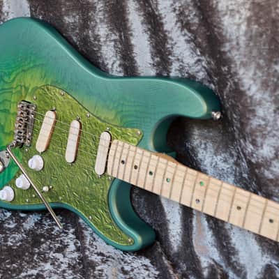 GB Liuteria Traditional Strato VegaTrem - strat style – Tamo Green image 7
