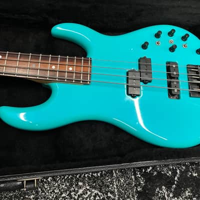 James Tyler James Tyler 4-String Bass Guitar – Serial #146  Rare, Handcrafted USA Bass – Original Tyler Build Mid-80s - Sky blue image 3