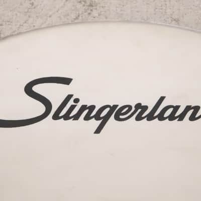 Slingerland 22" Coated Bass Drum Logo Head Vintage image 2
