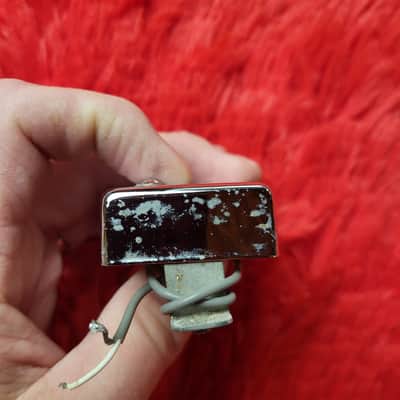 Unknown Brand Pair of Chrome Covered "Faux Buckers" Humbuckers - Possibly 1970's - 2000's - 2.98K and 3.06K - Ceramic Magnet - 49.5mm Pole Spacing - Possibly From Japan MIJ image 12