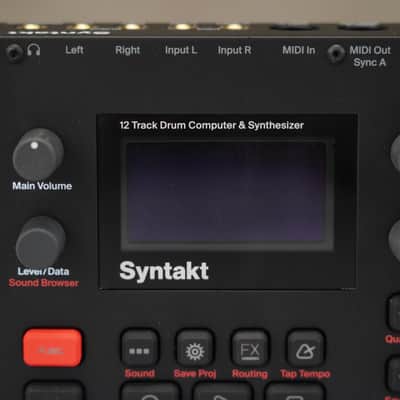 Elektron Syntakt 12 Track Drum Computer & Synthesizer w/ Box & Extras #58703 image 5