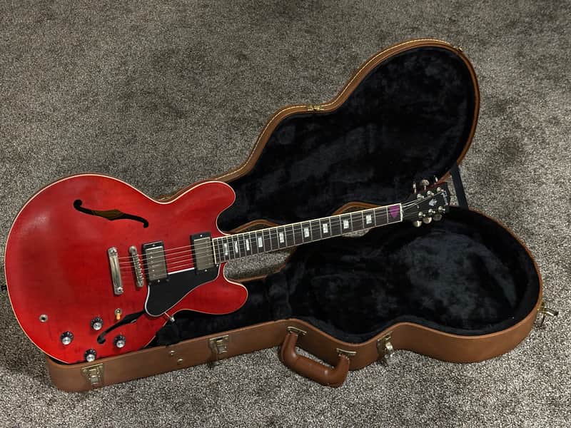 Gibson Memphis ES-335 Block 2015 - 2016 - Satin Faded Cherry
