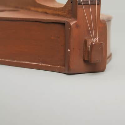 G.E. Thomas 3-String Appalachian Dulcimer, c. 1950s, brown gig bag case. image 9
