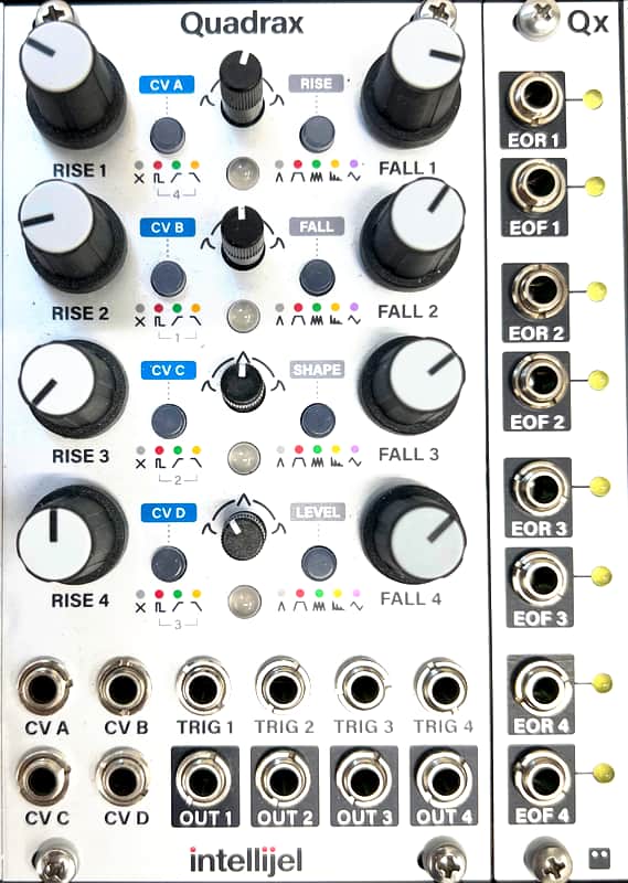 Intellijel Quadrax Quad Function Generator Eurorack Synth Module