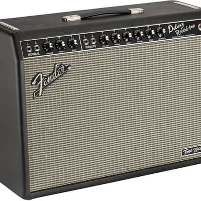 Fender Tone Master Deluxe Reverb 100W 1X12 Guitar Combo Amp Black image 3