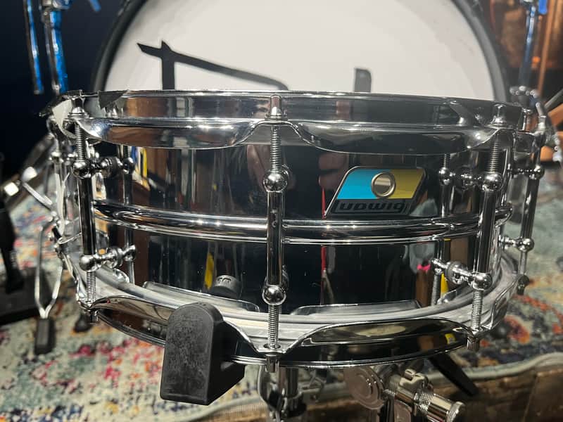 Ludwig – Mark Schulman Collection 5x14" LB400BT Brass Edition Supraphonic Tube Lug Snare Drum, 10 Tube Lugs image 1