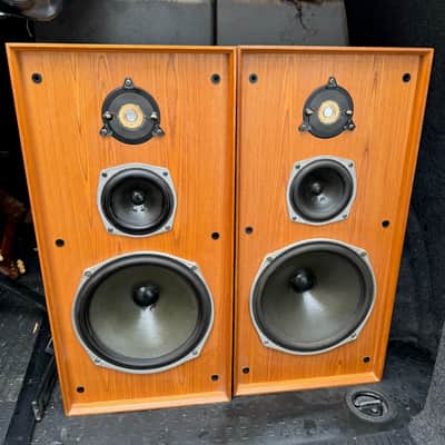 Matched Pair 2x Vintage Celestion Ditton 44 British Hifi Wooden Speakers image 7