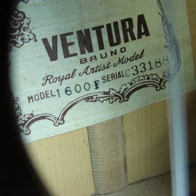 Ventura Bruno Royal Artist Model 1600F Flamenco Acoustic Guitar W/Case image 7