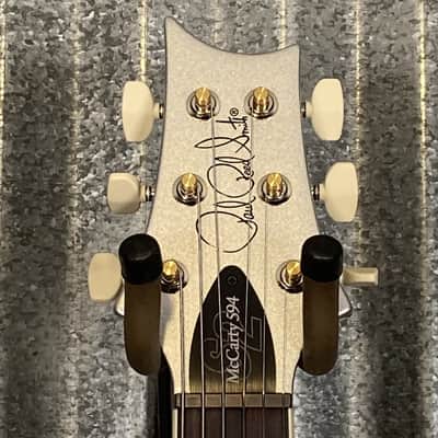 PRS Paul Reed Smith USA S2 MCCarty 594 Thinline Platinum Metallic Guitar & Bag #7220 image 3