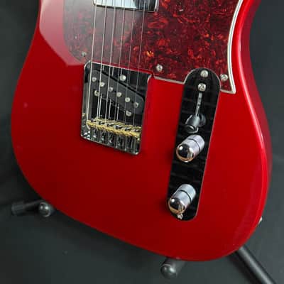 G&L Tribute ASAT Classic Bluesboy Electric Guitar Candy Apple Red Finish image 8
