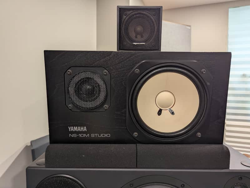 Yamaha NS-10M Studio (Pair) 1990s - Black, includes adcom 545 amp! Bild 1