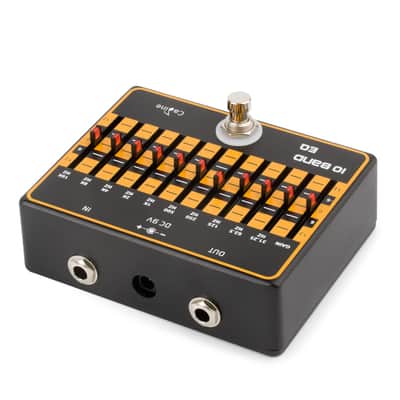 Caline CP-24 10 Band EQ Guitar or Bass Effect Pedal True Bypass, price included Import Duty to USA image 2