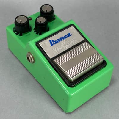 Ibanez TS9 Tube Screamer Overdrive Pedal (Silver Label) - Green image 3