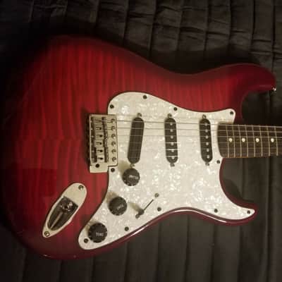 90's Fender MIJ  Foto-Flame RI Stratocaster Free Shipping image 12