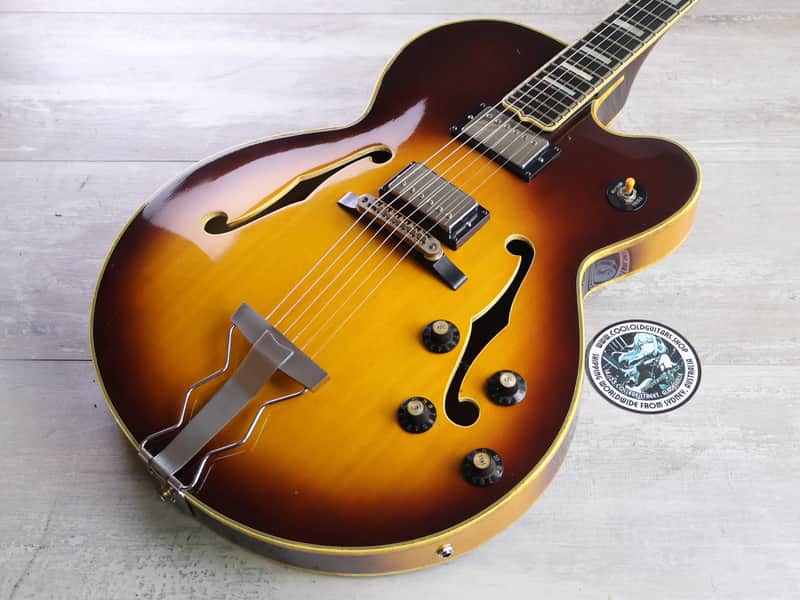 1976 Greco Japan BR-110 Byrdland Hollowbody (Brown Sunburst) image 1