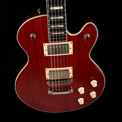 Vintage 1976 Hagstrom Swede Cherry Red Translucent With Case image 4