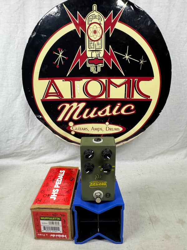 JHS Pedals Muffuletta Fuzz Pedal with Box - Army Green image 1