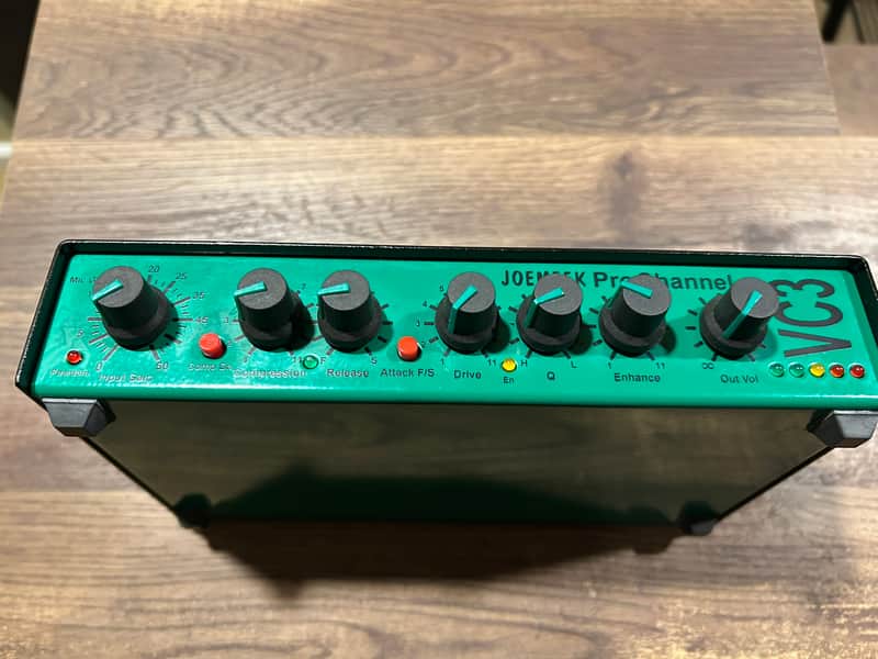 Joemeek VC3 Pro Channel Mic Pre / Compressor / Enhancer late '90s - Green/black image 1