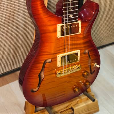 PRS Hollowbody II 2003 Dark Cherry Sunburst for sale or Trade image 4